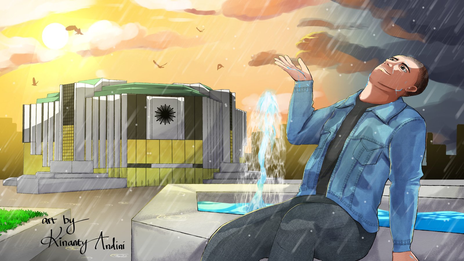 Sit under the rain ver 2